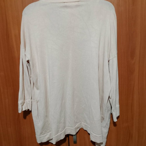 Zara cardigan used, three-quarter sleeve, salmon color, size S