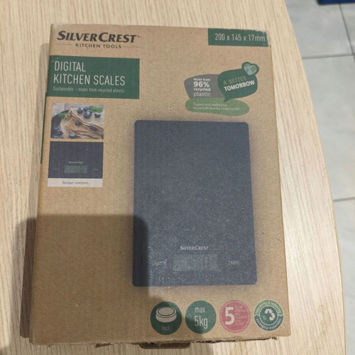SilverCrest digital kitchen scale used