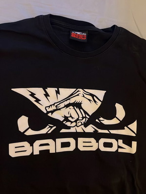 Αντρική μπλούζα BadBoy Fight Team σαν καινούργια, μαύρη, μέγεθος L