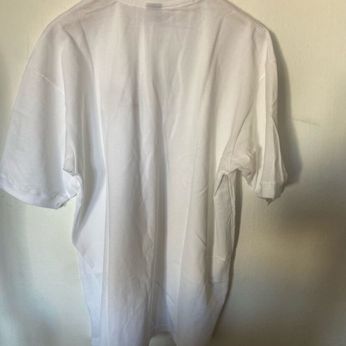 Men's cotton T-shirt XXL new, white