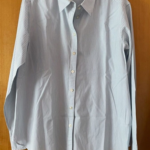 Uniqlo striped long-sleeve shirt like new, 95% cotton, size L