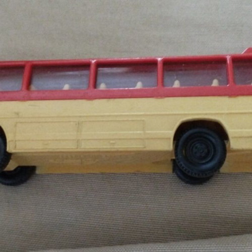 Mercedes Joy toy coach bus used with cracked passenger window
