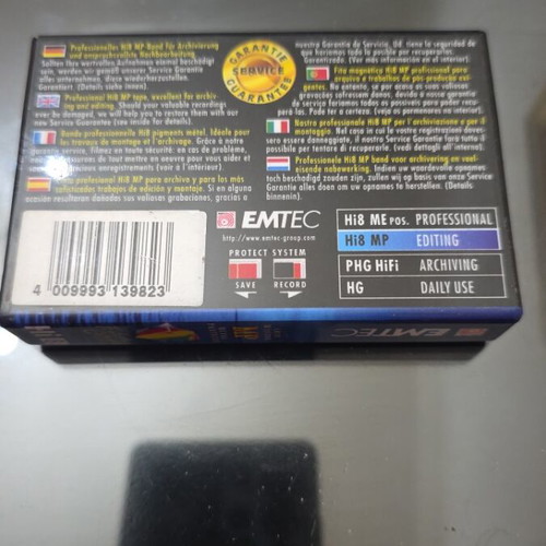 Emtec MP Hi8 Camera Tape new