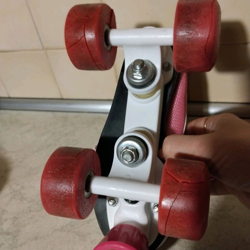 ZTX kids rollers used white-pink US 2 (EU 33–34)