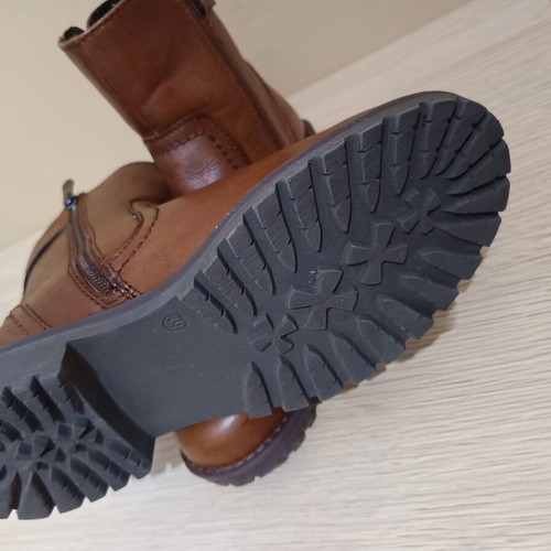 Marco Tozzi leather ankle boots like new, size 39, brown