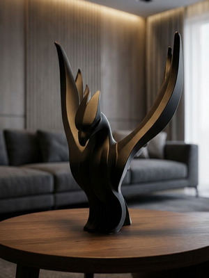 Διακοσμητικό Elegant Phoenix Statue καινούργιο