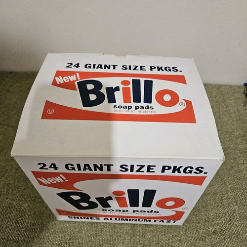 Andy Warhol Brillo Promo Pepe Jeans box used 20x20