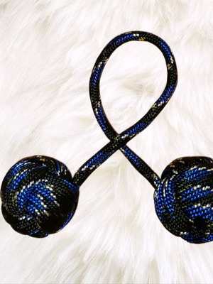 Monkey Fist Begleri Black - Blue New