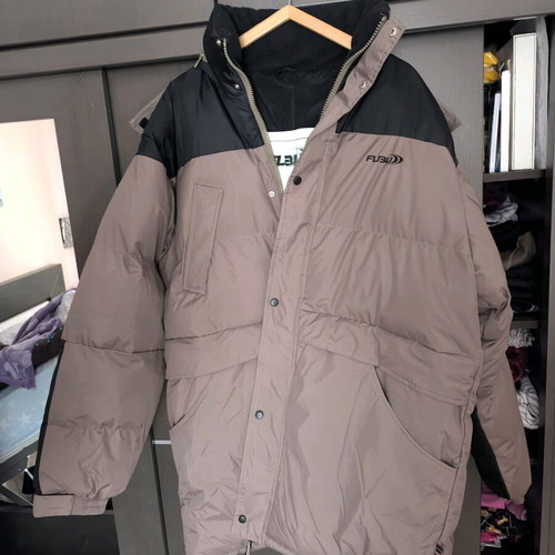 Fubu men's jacket like new, black and beige, XXL