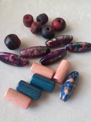 Various beads new for crafts