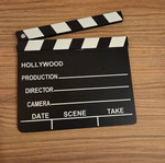 Director's clapperboard like new