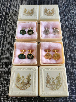 Cufflinks of the seventh anniversary, April 21 set!