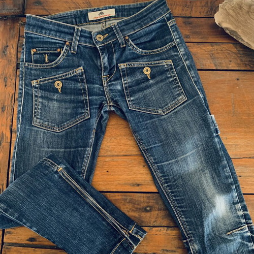 Fornarina vintage jeans used, blue, size XS