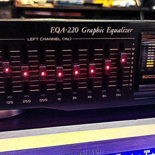 TEAC EQA-220 graphic equalizer and spectrum analyser