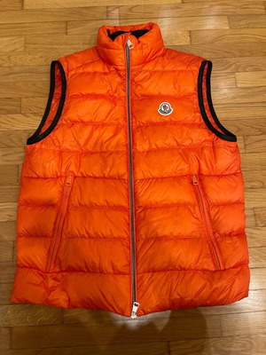 Moncler Iori Gilet αμάνικο μπουφάν σαν καινούργιο, πορτοκαλί, μέγεθος L