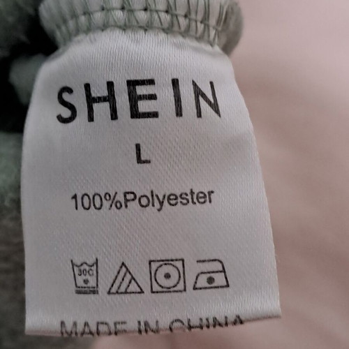 Shein women's cropped hoodie mint green size L like new