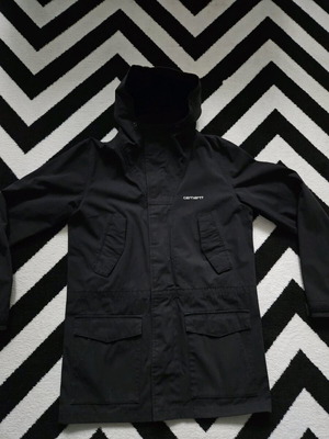 Carhartt παρκά μεταχειρισμένο, μαύρο, μέγεθος S και M