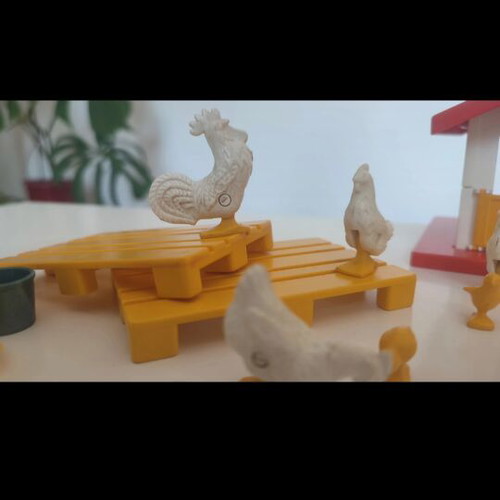 Playmobil chicken coop set used, from the 80s