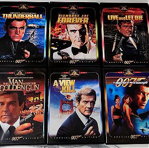 6 Ταινίες James Bond 007 Πακέτο (DVD)
