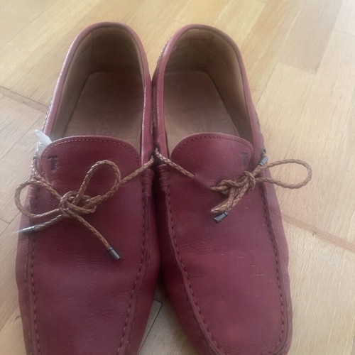 Tod's loafers used, red, size 42.5