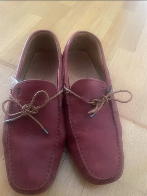 Loafers Tod's μεταχειρισμένα, κόκκινα, μέγεθος 42.5