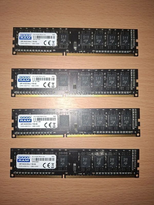 Goodram DDR3 16GB (4x4GB) RAM μεταχειρισμένο για σταθερό υπολογιστή