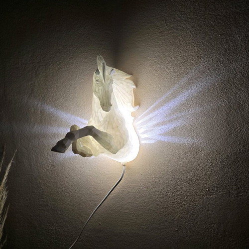 3d printed Pegasus Lamp