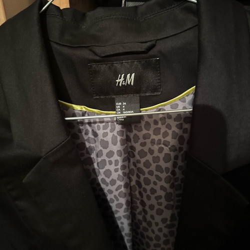 H&M Women's Black Jacket like new, size XS