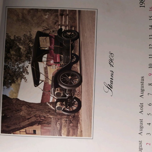 Oldies '81 calendar like new with 12 antique cars from 1981