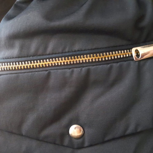 Zara winter jacket used, black and blue, size M