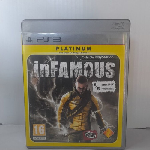 Infamous PS3 game like new, English version, complete with manual