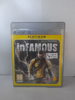 Infamous PS3 game like new, English version, complete with manual