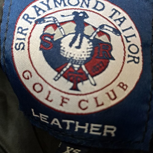 Sir Raymondtailor leather jacket Giorgio di Mare like new, black