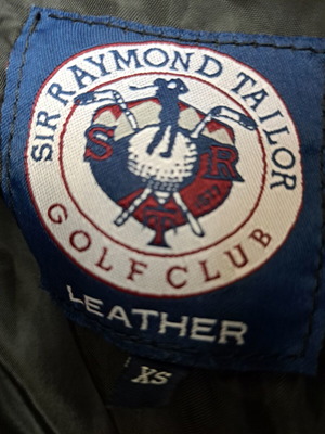 Sir Raymondtailor leather jacket Giorgio di Mare like new, black