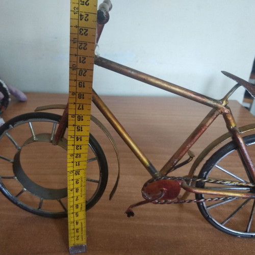 Metal decorative bicycle used