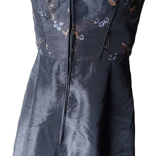 Vintage evening dress taffeta like new, size 44