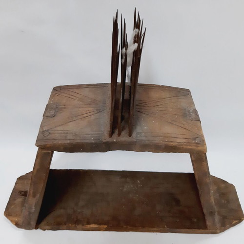 Antique Wool Picker Darak 19th Century Rustic Tool used