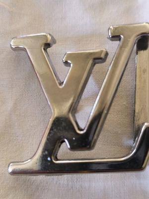 Αγκράφα ζώνης Louis Vuitton ασημί χρώμα σαν καινούργιο, ρυθμιζόμενο μέγεθος