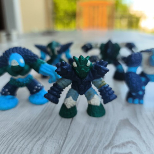 Gormiti figures used, pack of 5, very good condition