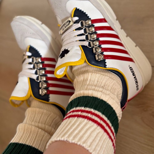 Dsquared2 sneakers like new, size 38, white casual shoes