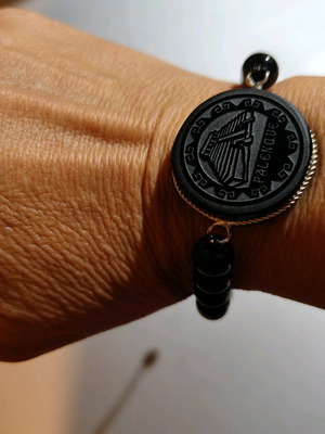 Bracelet and pendant from onyx from Mexico new