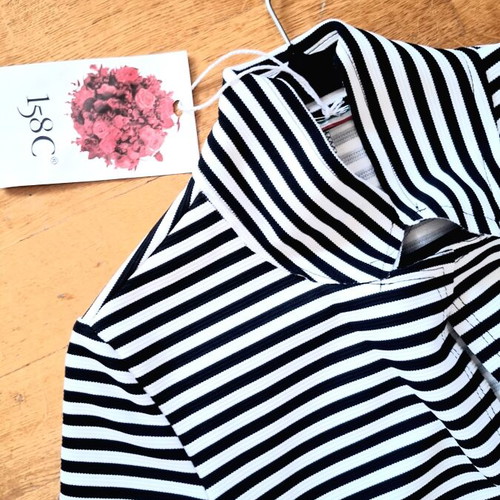 Assos striped black and white jacket with belt size M 38 10 new