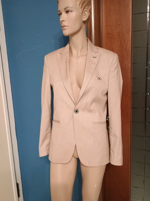 Smokin Black men's jacket like new, beige, size S