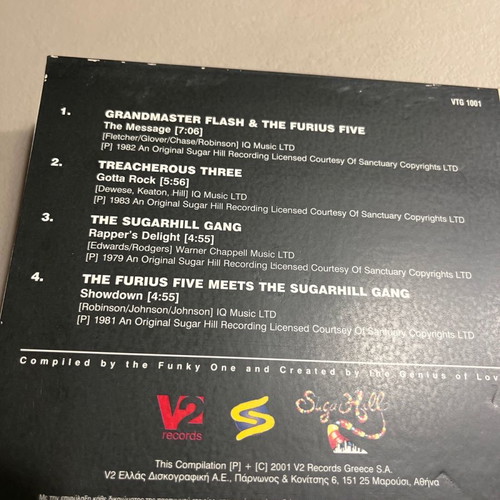 Sugar Hill Rap Classics CD hip-hop