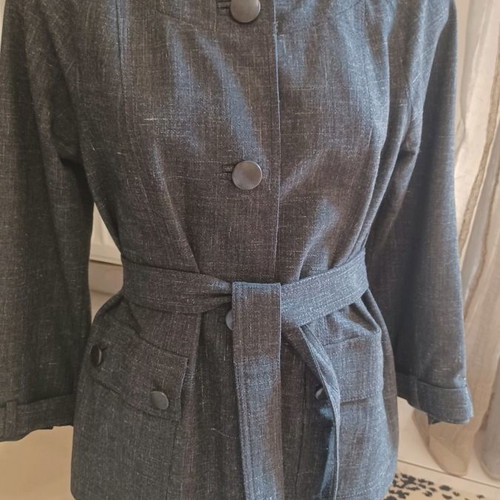 Gerald Darel women's jacket used, dark gray, size 38 - S-M