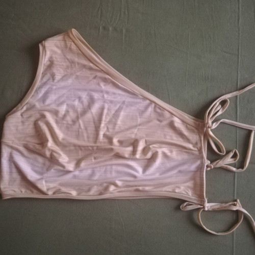 Set of pants and top like new, beige shades