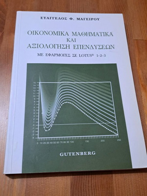 Economic Mathematics and Investment Evaluation book like new
