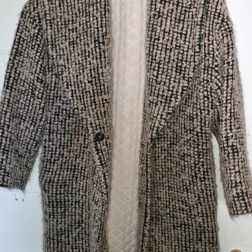 Alice + Olivia tweed coat XS oversize like new