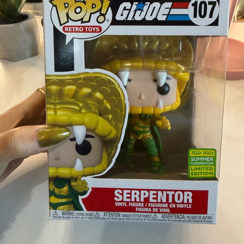Funko Pop! G.I. Joe Serpentor #107 Limited Edition new