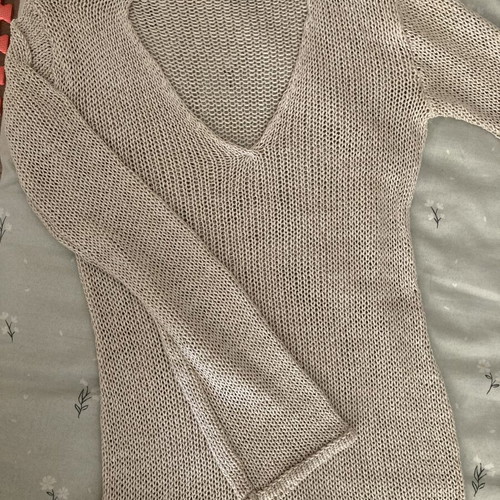 Nouveau beige knit dress used, size S